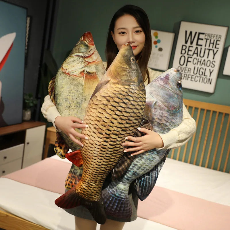 Funny Fish Plush Toy 30–100cm (11.8–39.4 Inches)