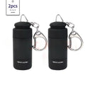 Led micro pocket flashlight portable USB rechargeable keychain flashlight waterproof home Outdoor Hiking Camping flashlight