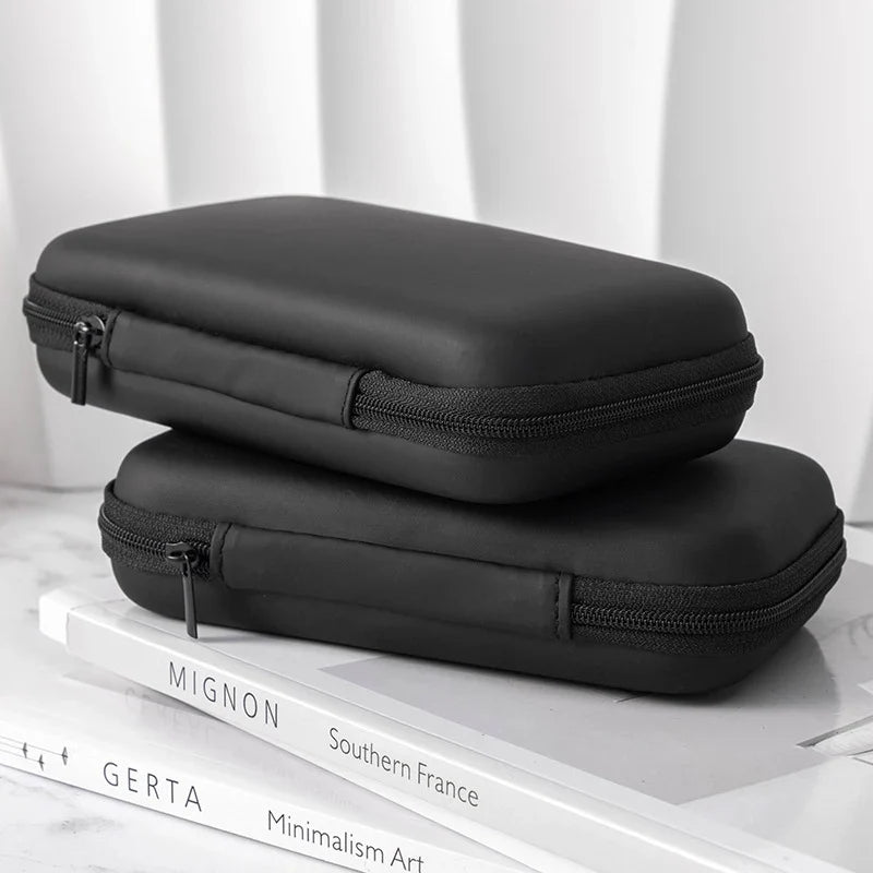 Portable Mini Hard Shell Electronics Organizer Case