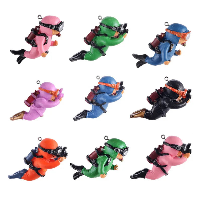 Aquarium Accessories Miniature Diver Ornaments Fish Tank Decoration Aquarium Decor Floating Landscaping Accessories for Aquarium
