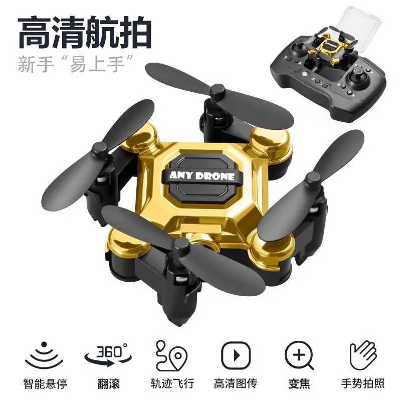 Mosquito mini folding camera drone, gold