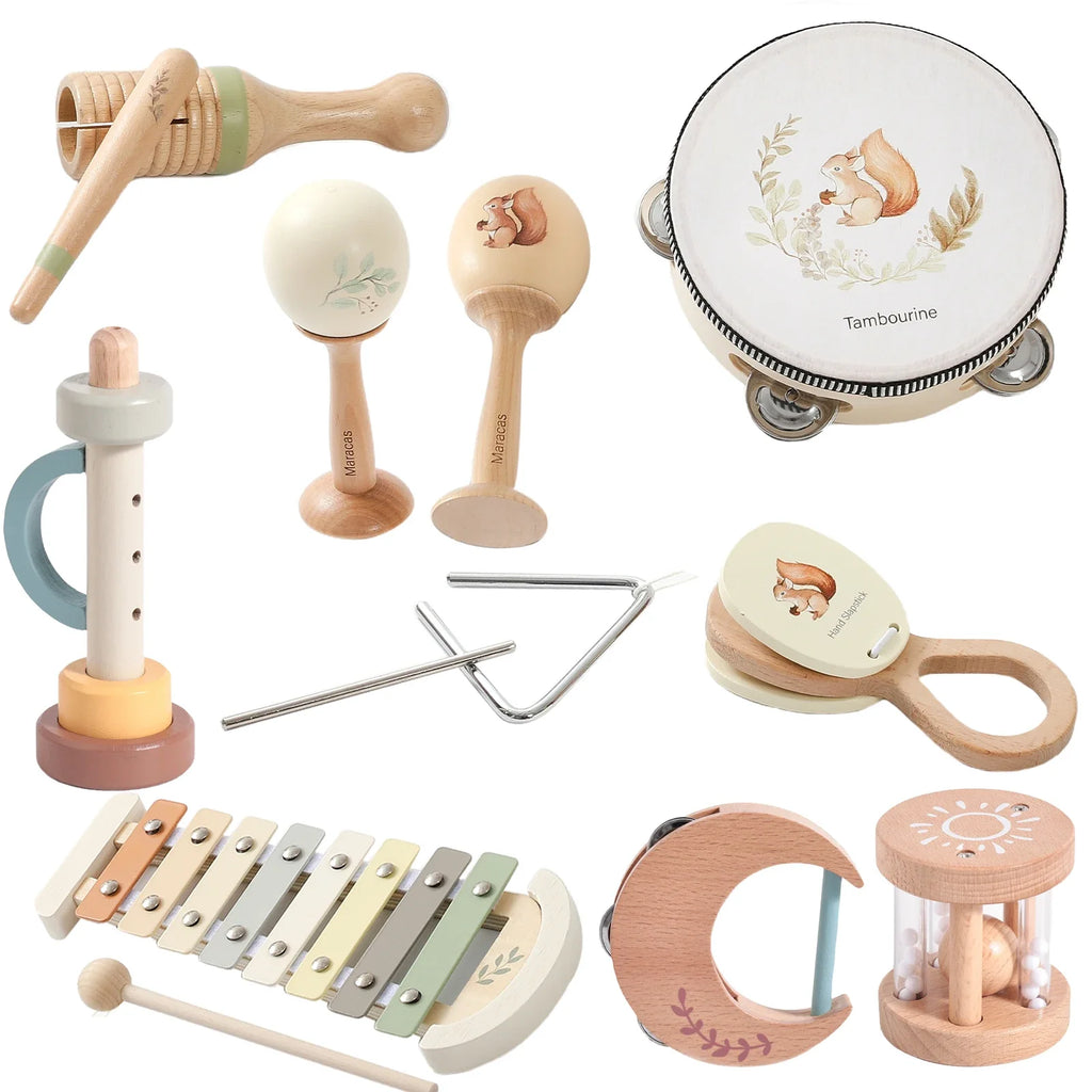 Montessori Wooden Musical Instrument Toy Set