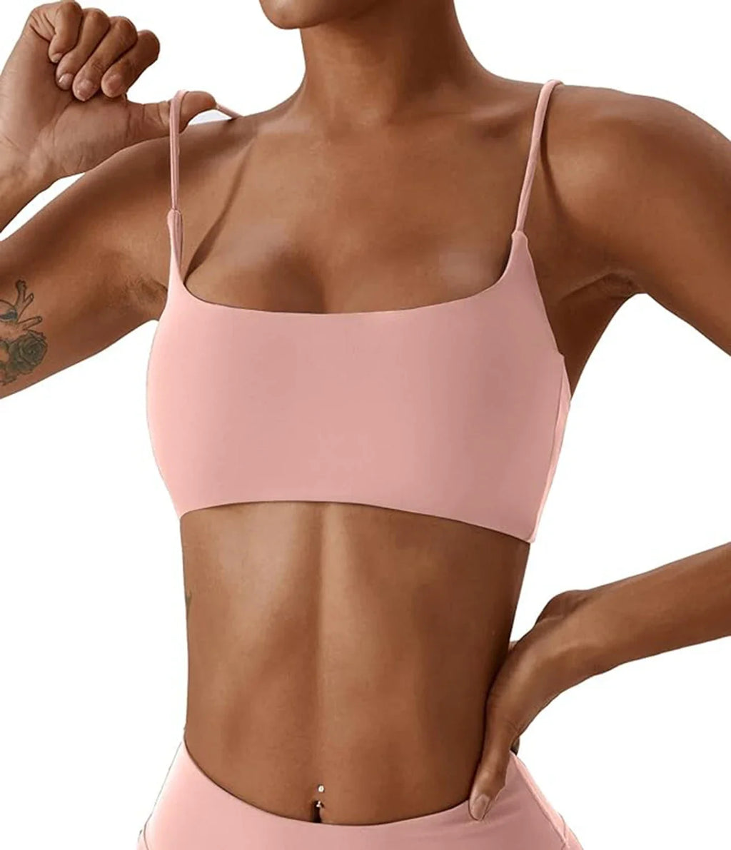 Super soft fabric back cross sports bra fitness top women's high-quality yoga clothes women's fitness running bra fitness yoga b
