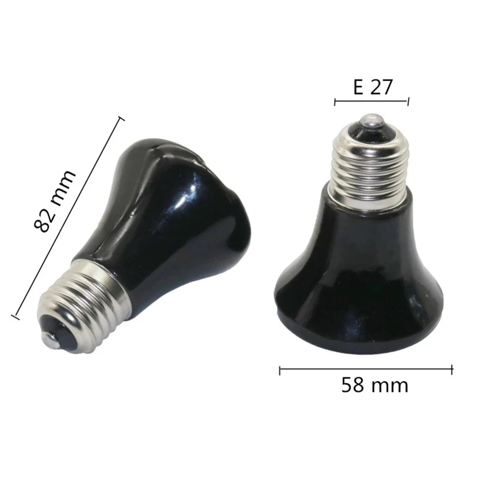 Ceramic Infrared Heat Bulb for Reptiles & Pets