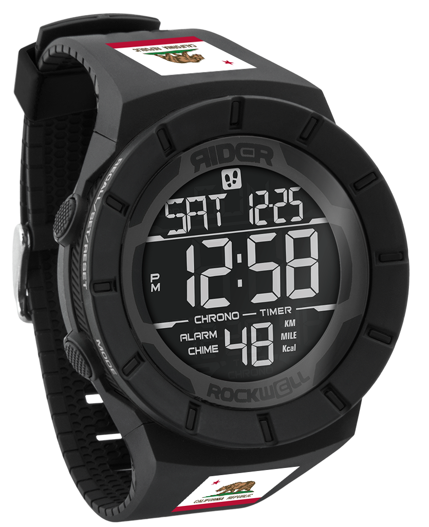 Coliseum Fit™ Flags of the United States Edition (Phantom Black) Watch