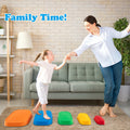 Stepping Stone for Kids 5Pcs Non-Slip Toddler River Stone Set-Multicolor