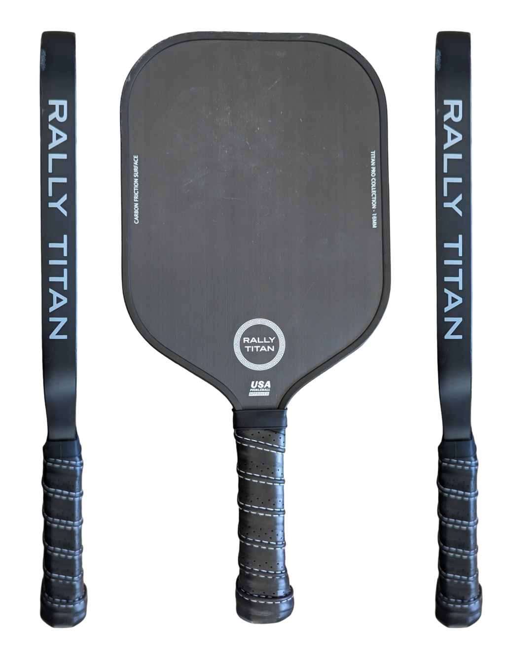 Titan Pro Control | 16MM | T700 Titan Carbon Friction Surface | Textured Surface | Black