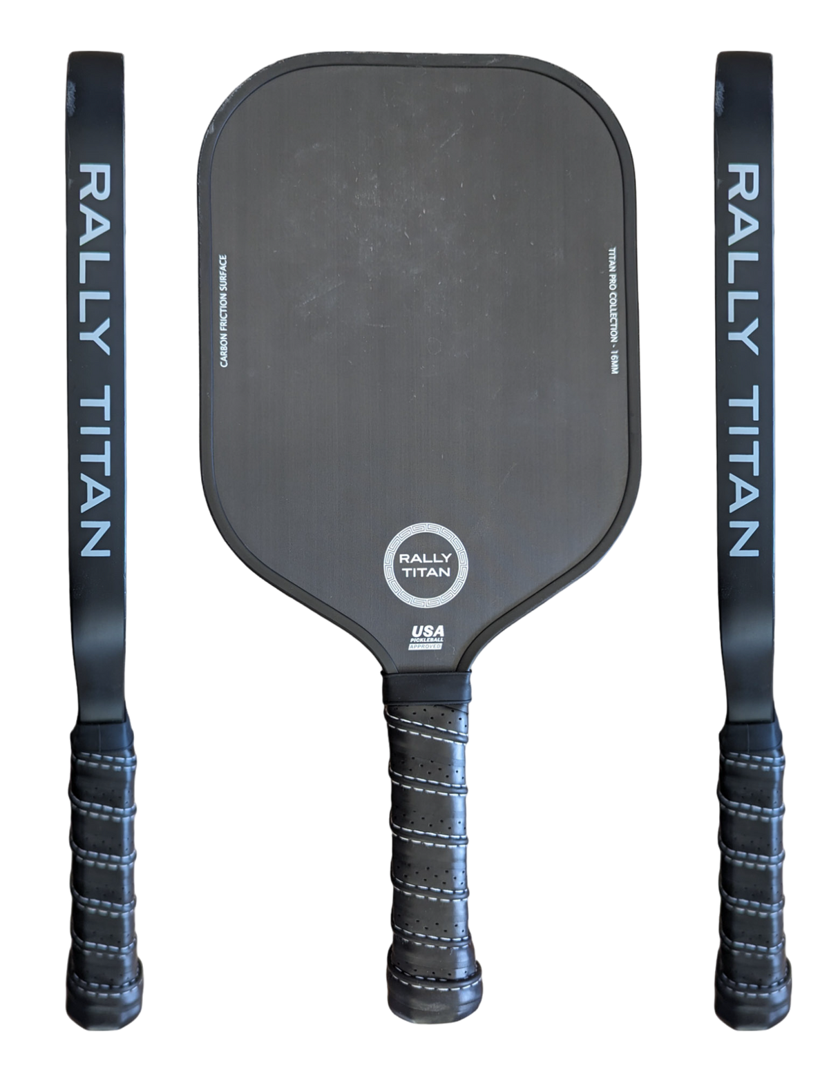 Titan Pro Control | 16MM | T700 Titan Carbon Friction Surface | Textured Surface | Black