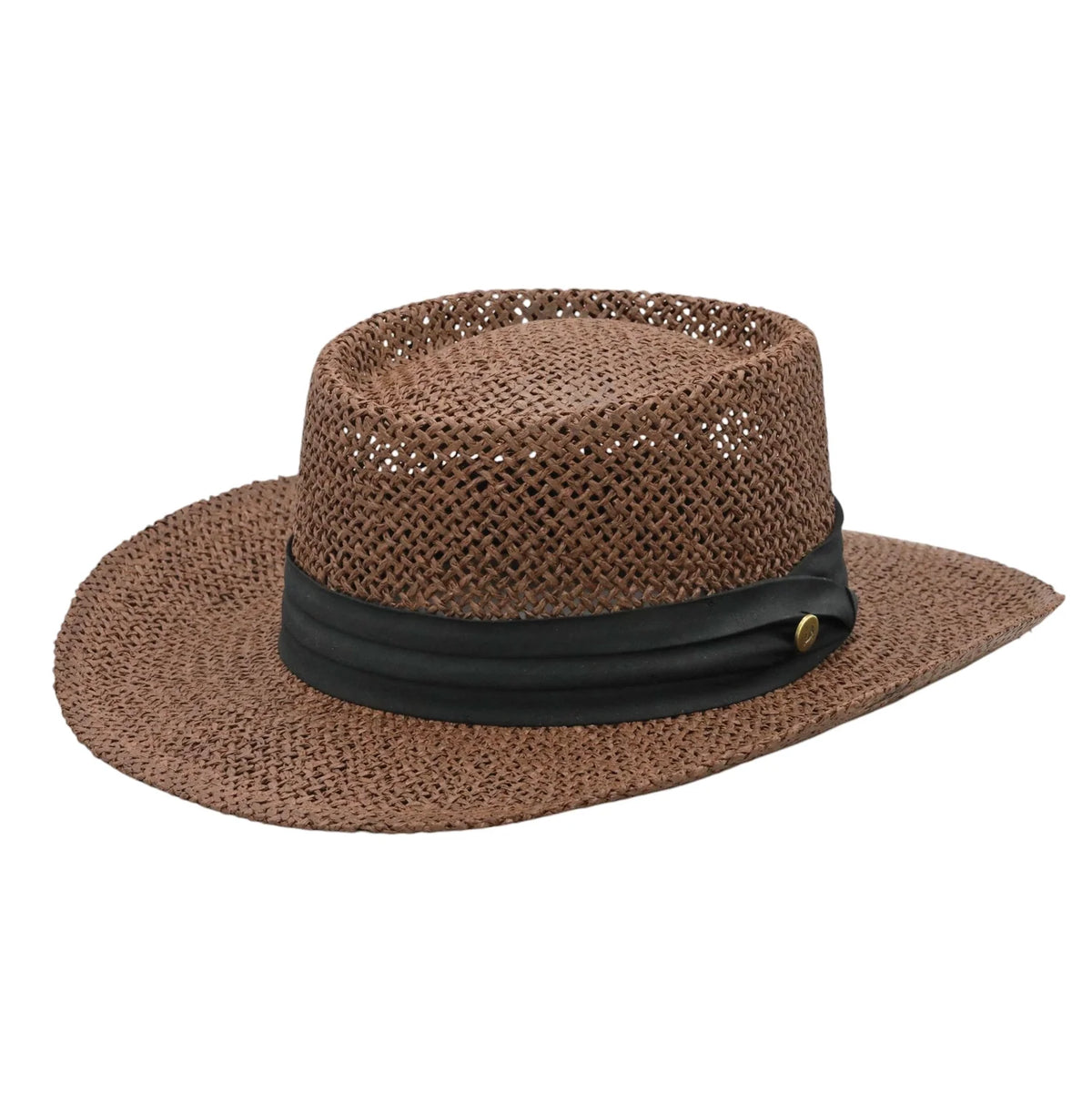 Peter Grimm Torrey - Straw Gambler Hat