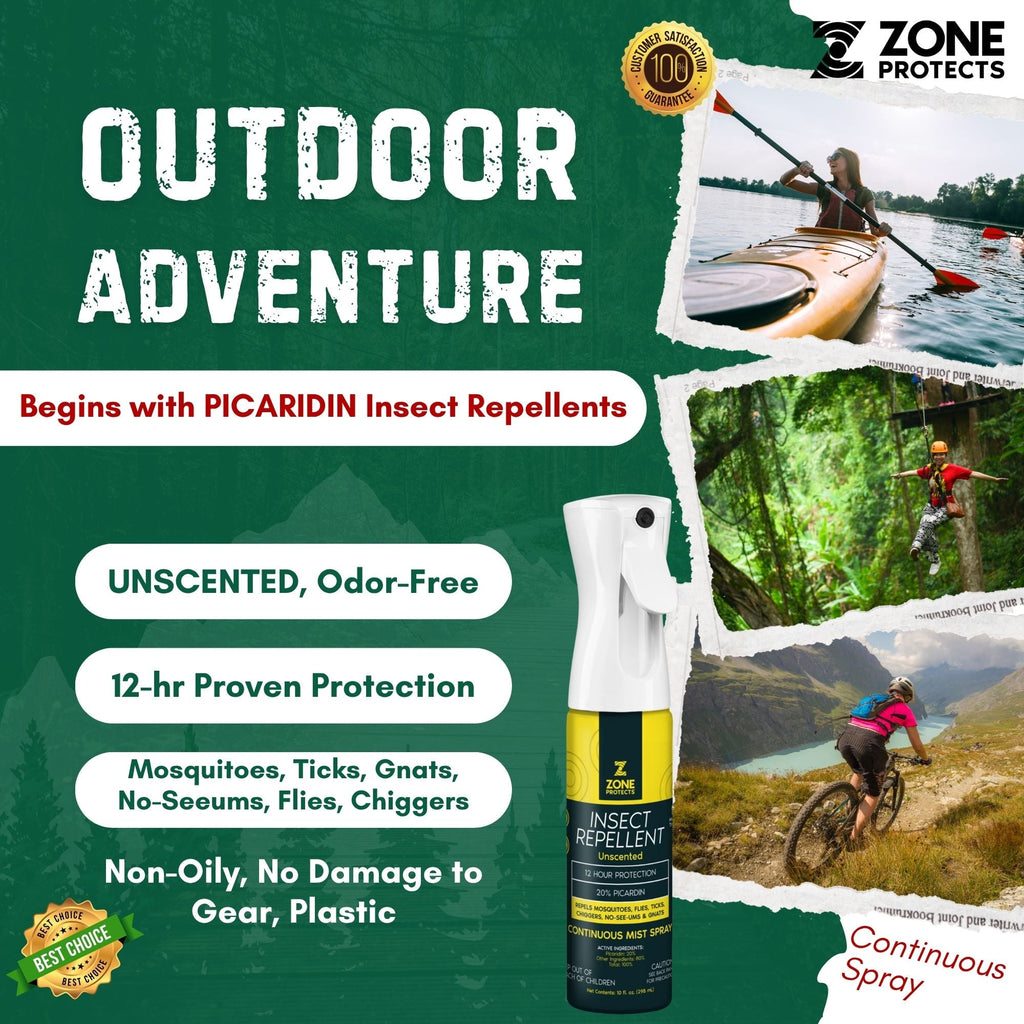 Insect Repellent, Picaridin Unscented, 10oz Mistosol