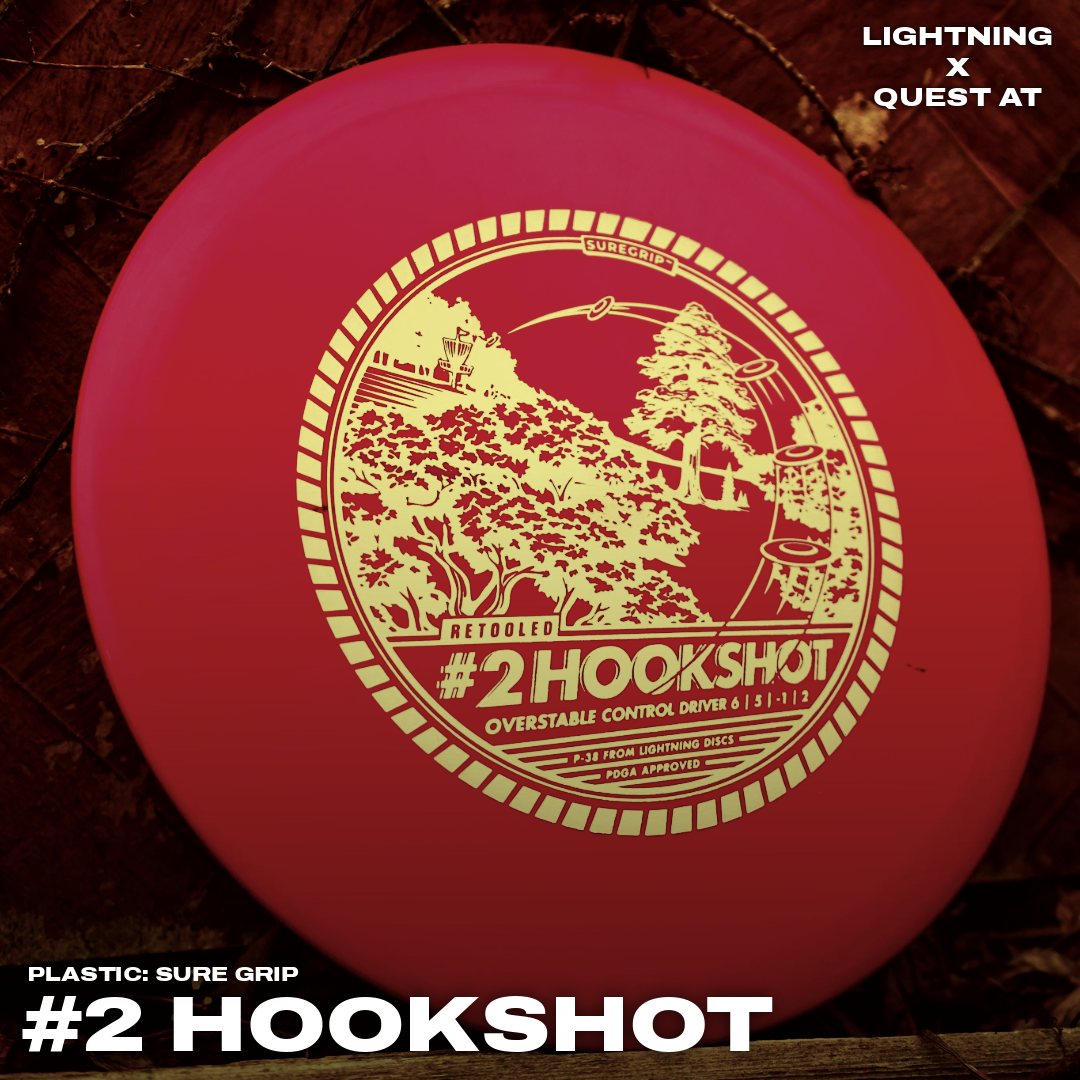 Lightning Sure Grip #2 Hookshot Fairway Driver Golf Disc