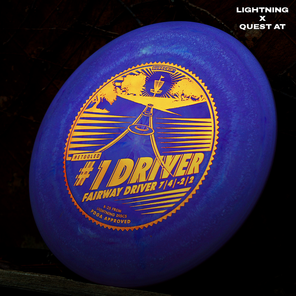 Lightning Sure Grip #1 Driver [Retool] Fairway Driver Golf Disc