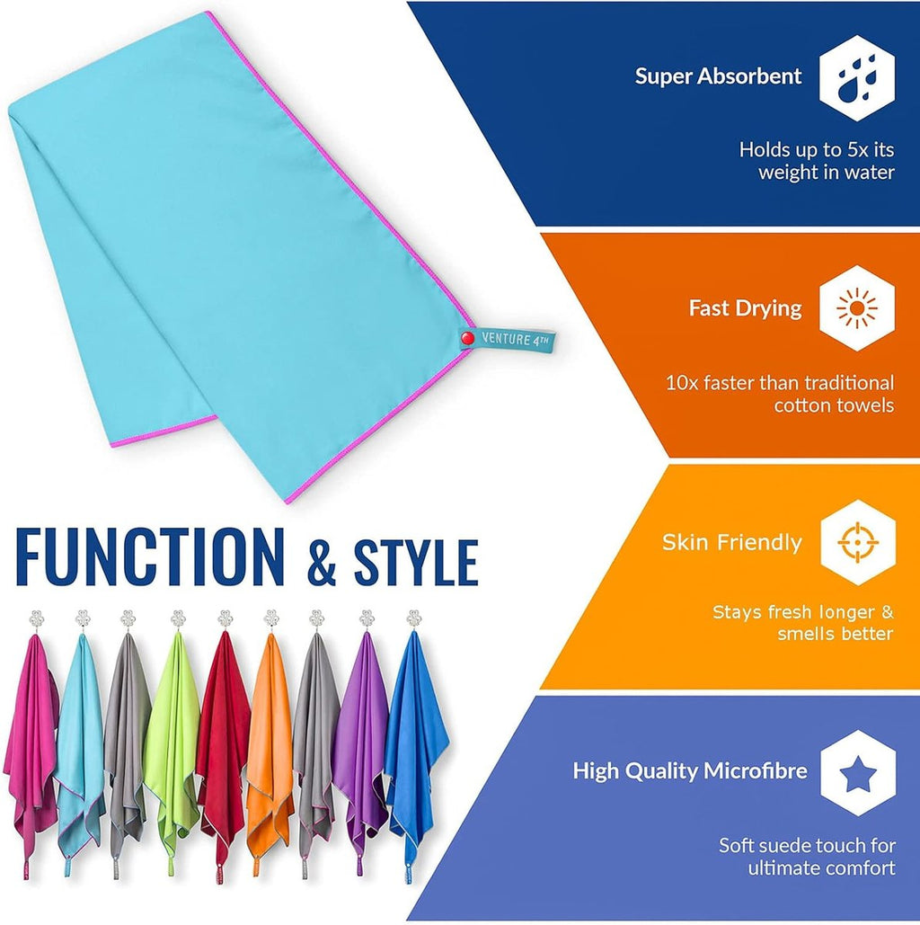 VENTURE 4TH Quick Dry Microfiber Towel