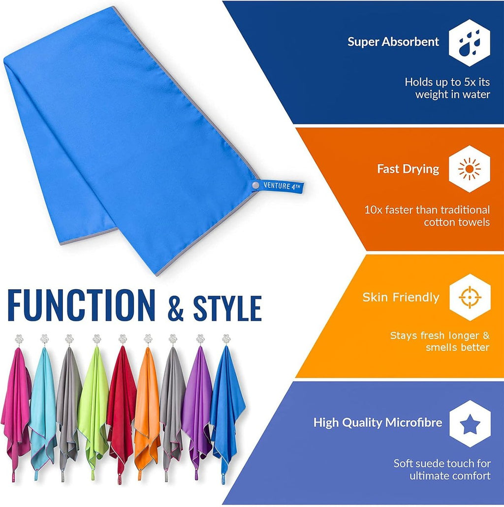 VENTURE 4TH Quick Dry Microfiber Towel