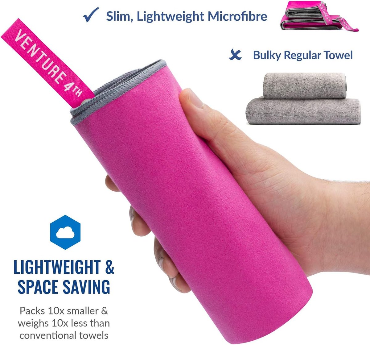 VENTURE 4TH Quick Dry Microfiber Towel