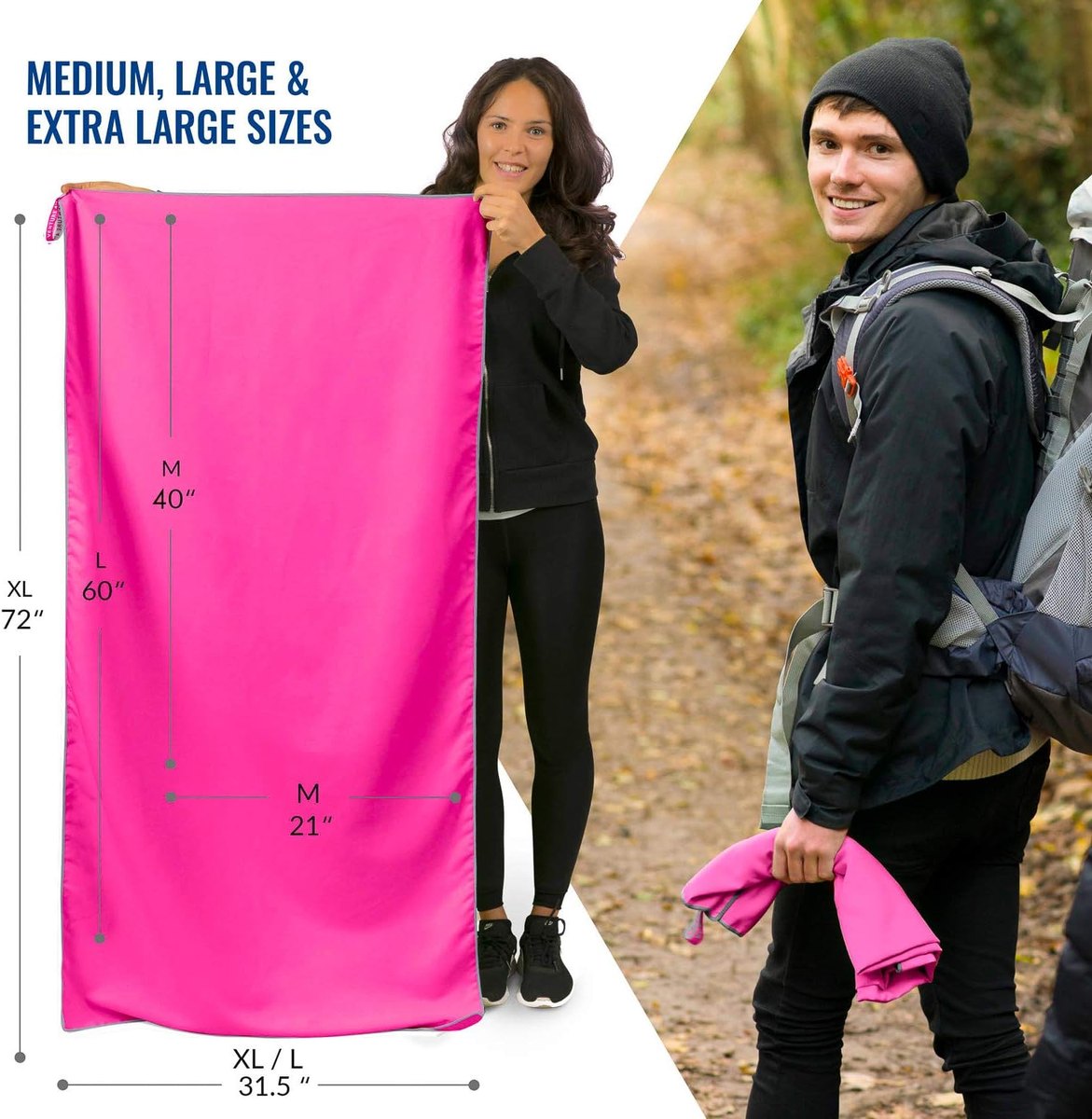 VENTURE 4TH Quick Dry Microfiber Towel