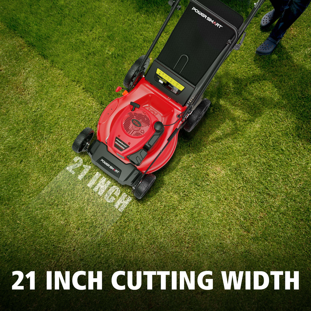 21 " 170cc Gas Self-Propelled Lawn Mower V8721S