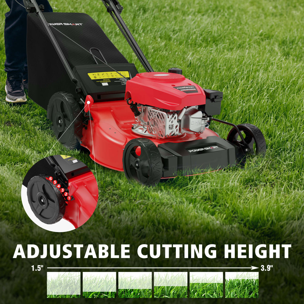 21 " 170cc Gas Self-Propelled Lawn Mower V8721S