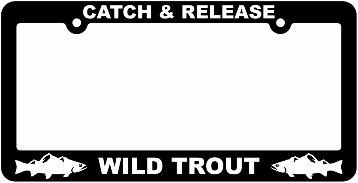 Fishing License Plate Frames