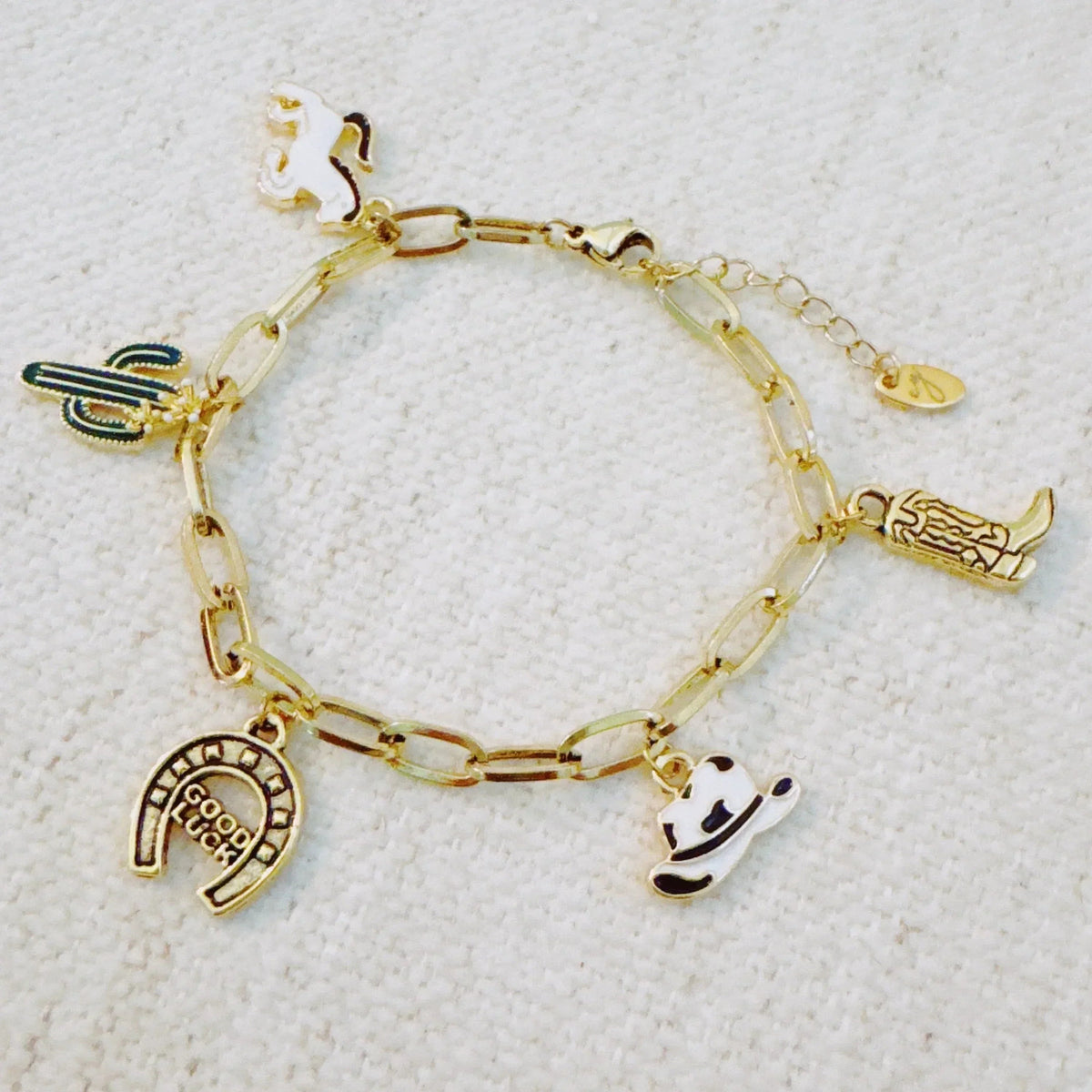 Yeehaw Rodeo Charm Bracelet – Western Icons