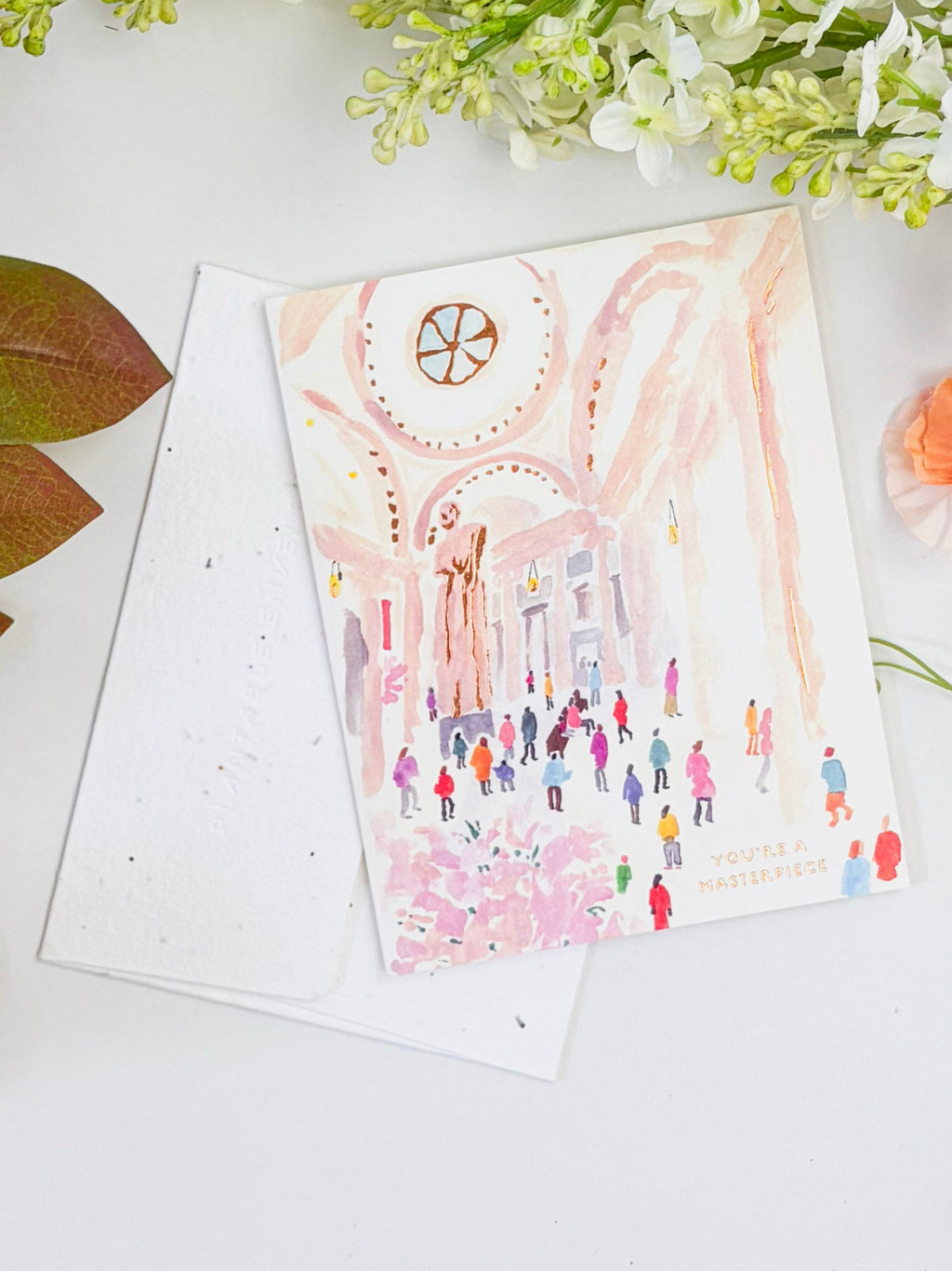You're a Masterpiece - Seeded Birthday Card