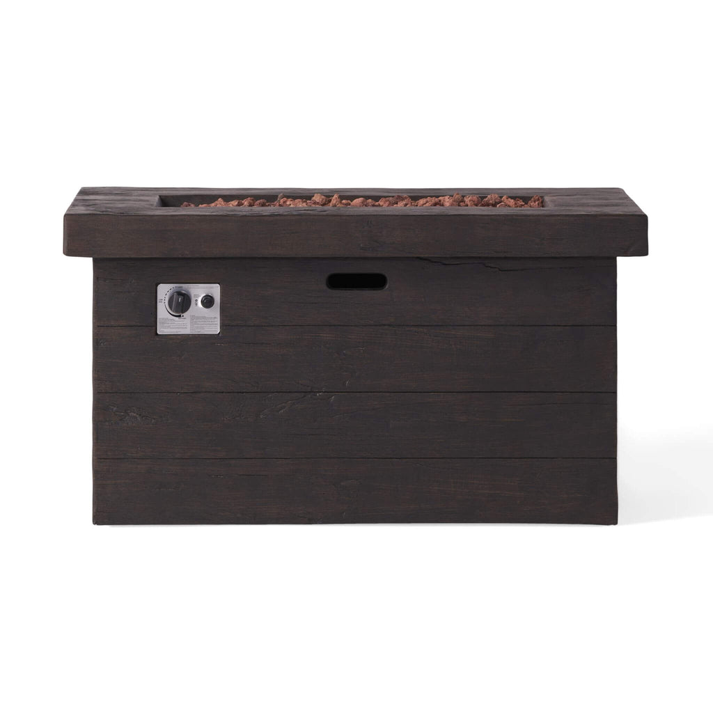 Luxury 45-Inch 50K BTU Rectangular MGO LP Fire Pit (SAK63874)