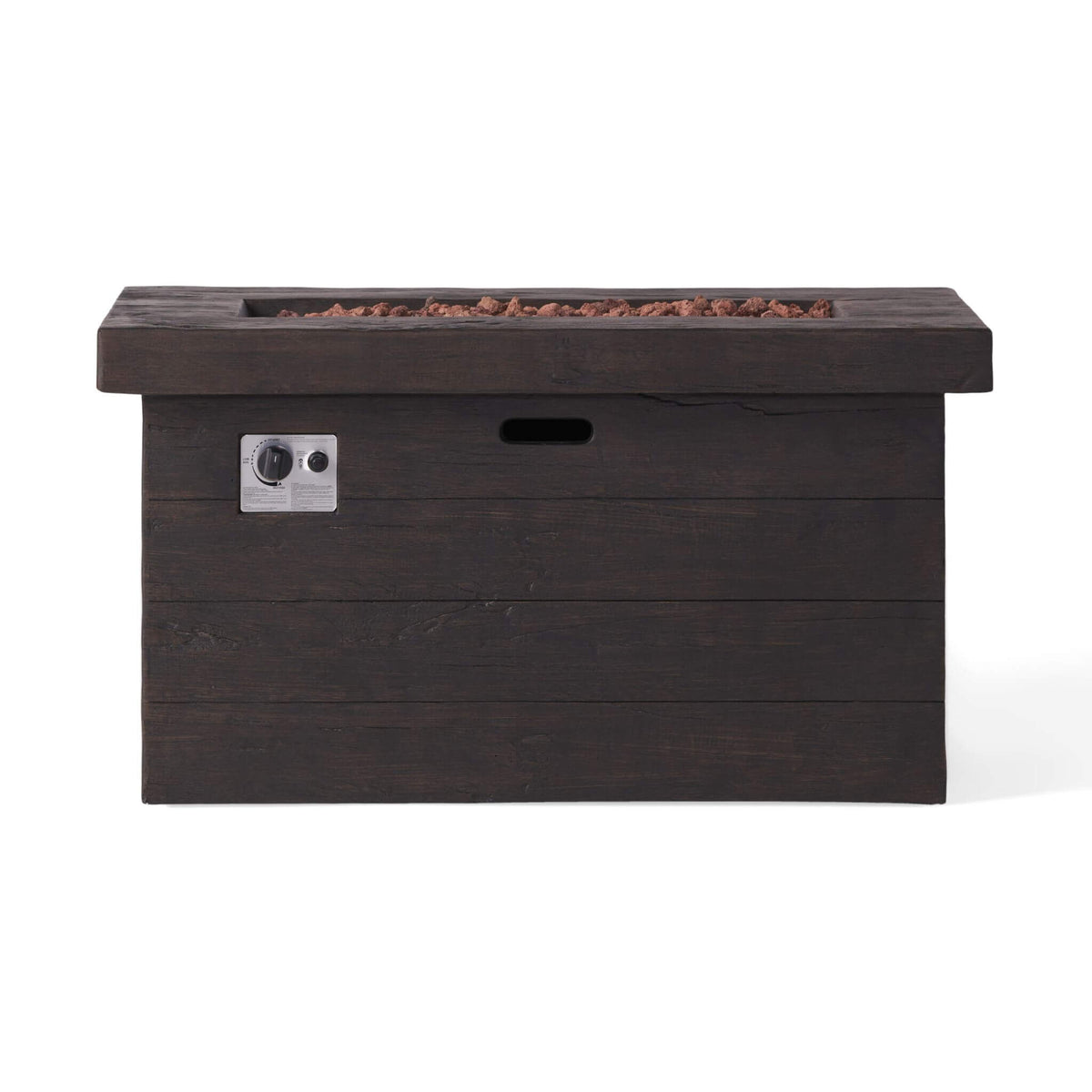 Luxury 45-Inch 50K BTU Rectangular MGO LP Fire Pit (SAK63874)