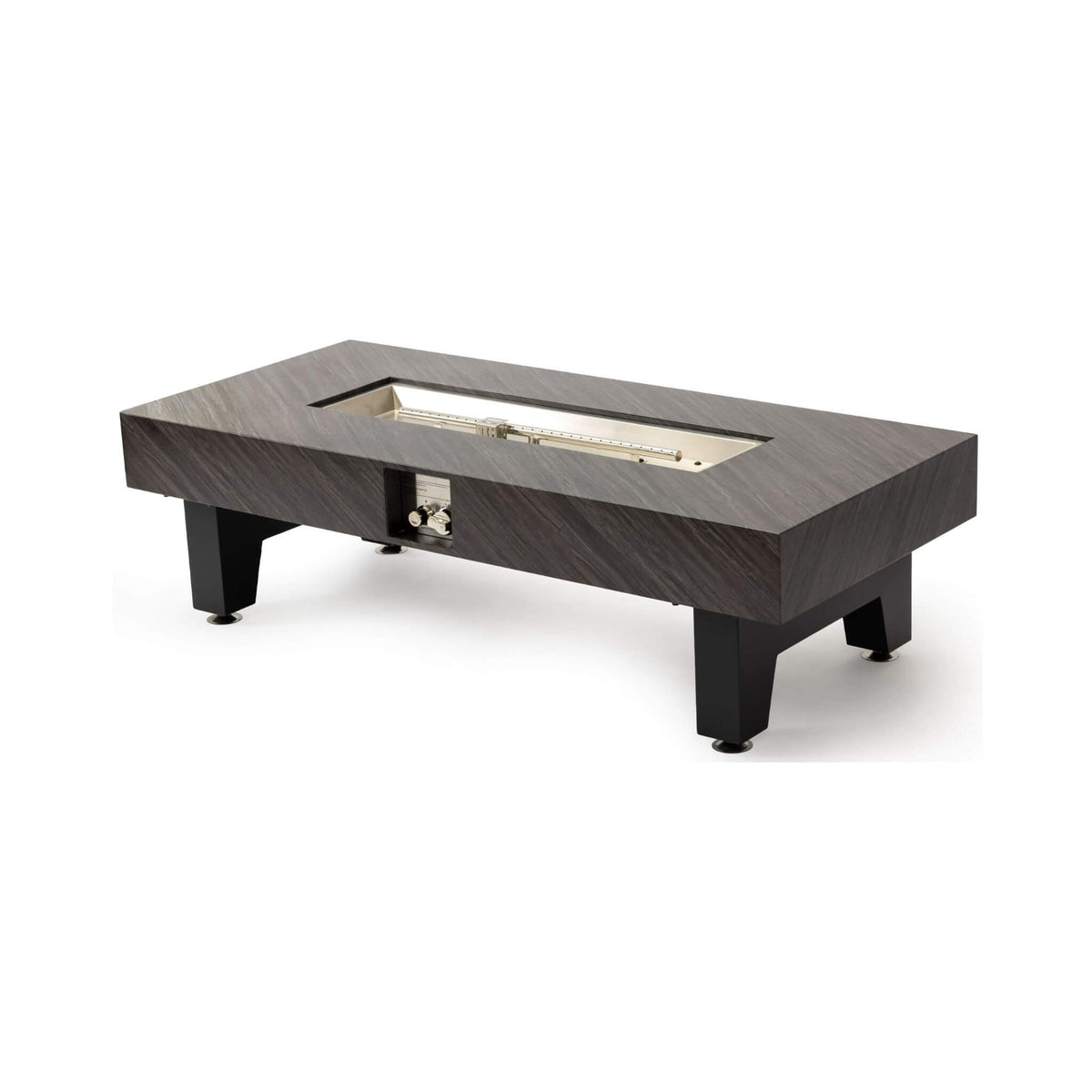 54-Inch Modern Outdoor Propane Fire Pit Table With Waterproof Cover (SAK42628)
