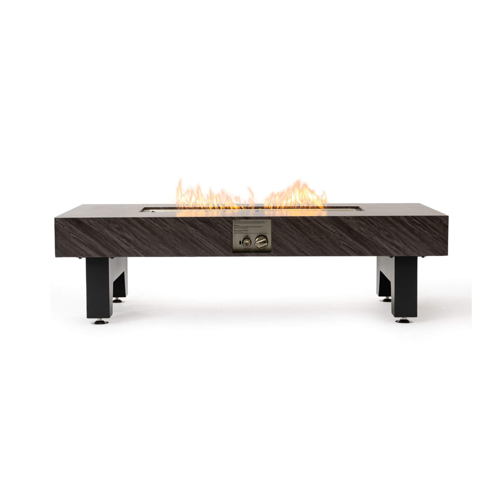 54-Inch Modern Outdoor Propane Fire Pit Table With Waterproof Cover (SAK42628)