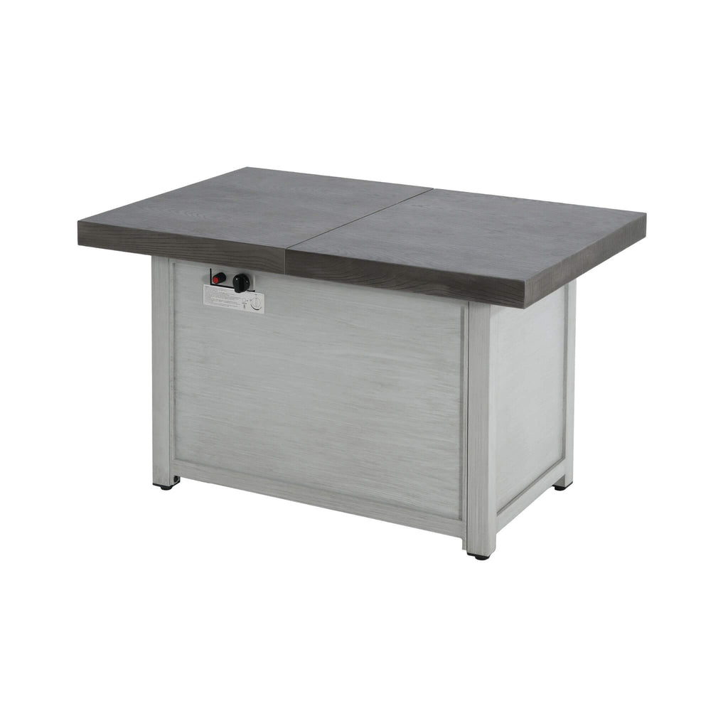 Premium 50K BTU Rectangle Outdoor Aluminum Fire Pit Table (SAK70248)