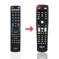 Anderic Substitute for Hitachi CLU-4986S TV Remote Control CLU4986S [RR49101S]
