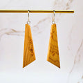 Ascent Geometric Wooden Earrings