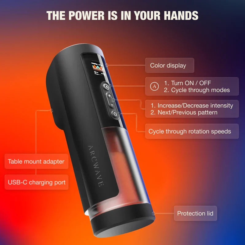 Arcwave Thruster Automatic Stroking & Rotating Masturbator