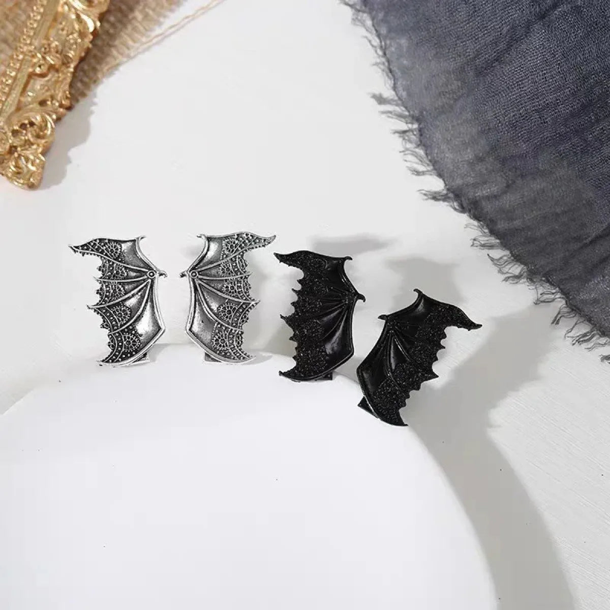 Gothic Bat Wing Hair Clip