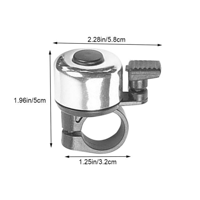 Bicycle Bell Alloy Mountain Road Bike Horn Sound Alarm For Safety Cycling Handlebar Metal Ring Bicycle Call Bike Accessories Aluminum Bicycle Bell Loud Crisp Clear Bike Bell Road Mountain Bike Ring Bell  For Adults Kids Boys Girls