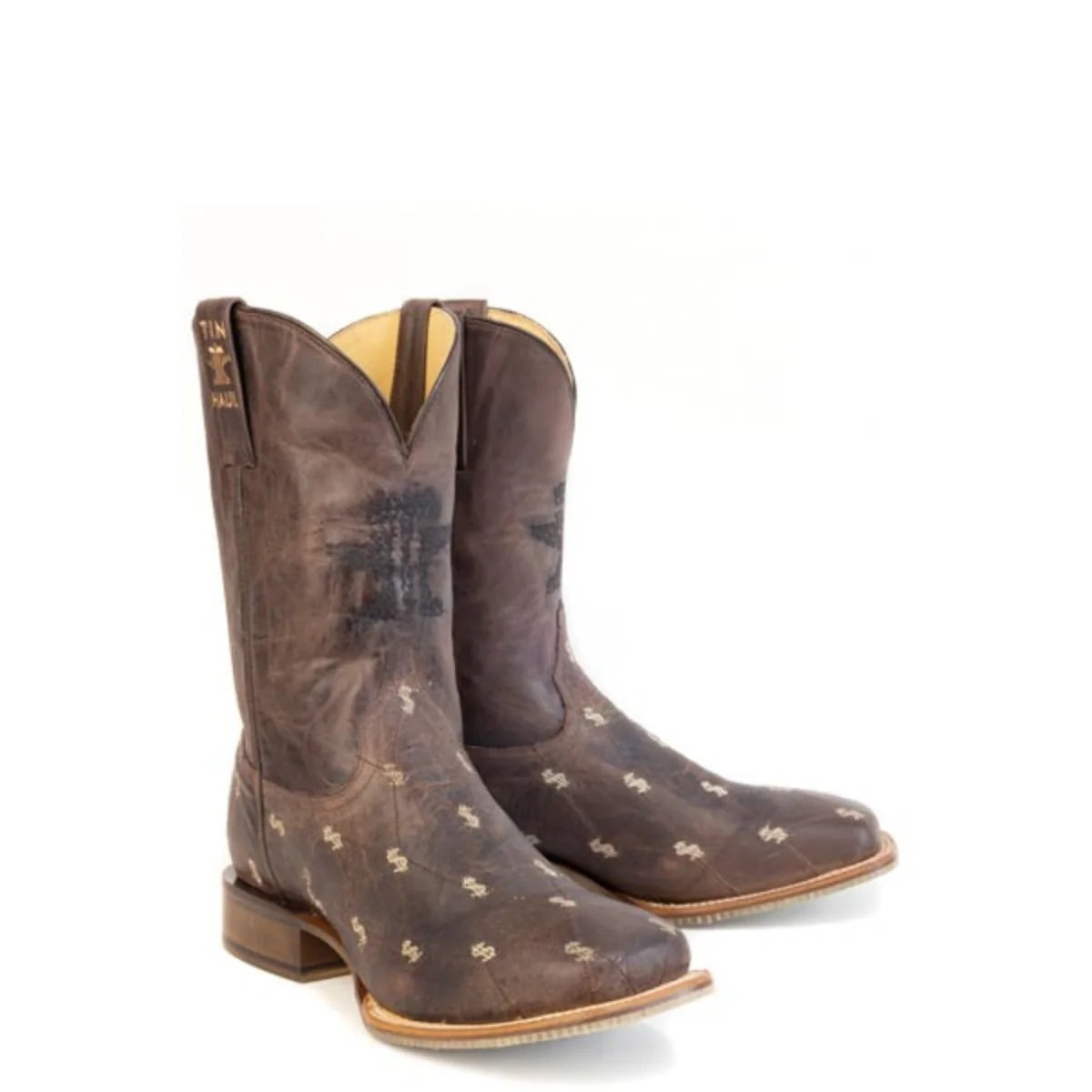Tin Haul Banking Bucks - Men's Leather Cowboy Boot