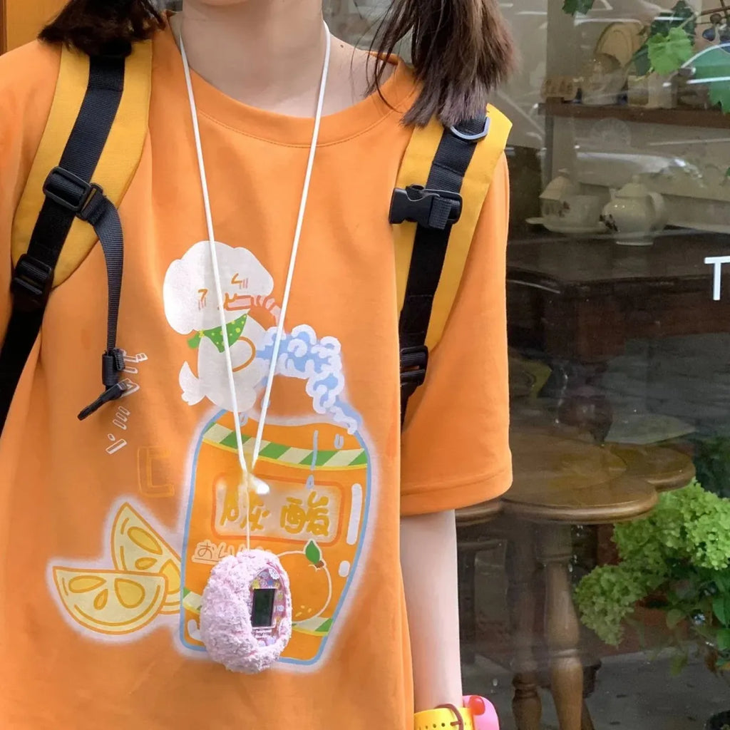 Harajuku Cartoon Print Tee