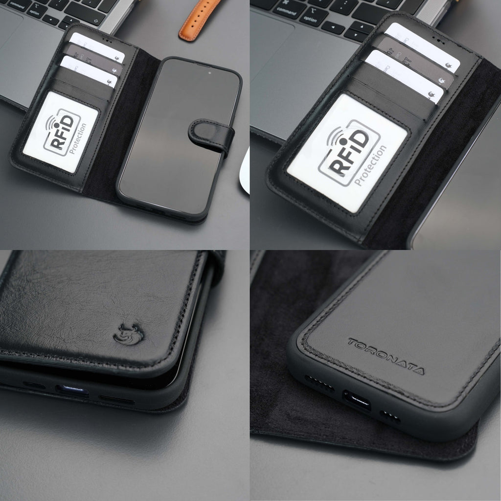 Casper iPhone 16 Pro Max Wallet Case Leather MagSafe