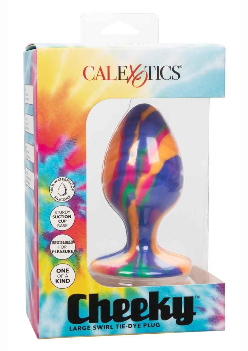 Cheeky Large Swirl Tie-Dye Silicone Plug