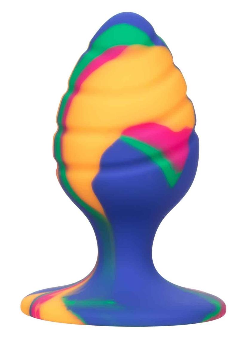 Cheeky Large Swirl Tie-Dye Silicone Plug