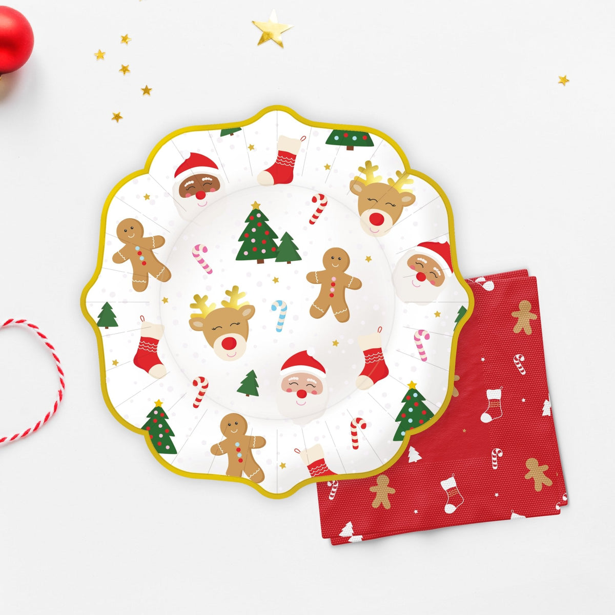 Classic Christmas Icon Plates