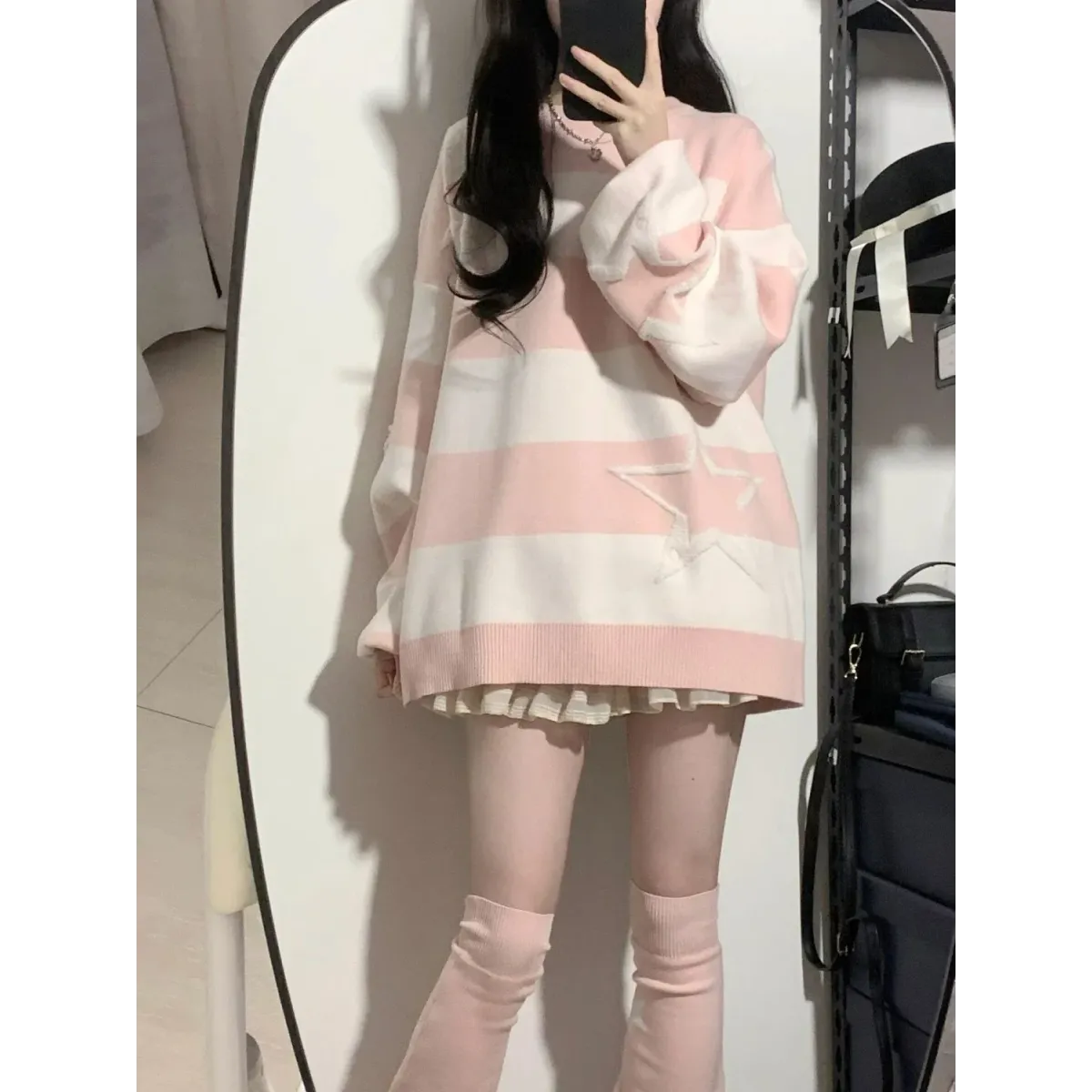 Cosmic Grunge Starry Sweater