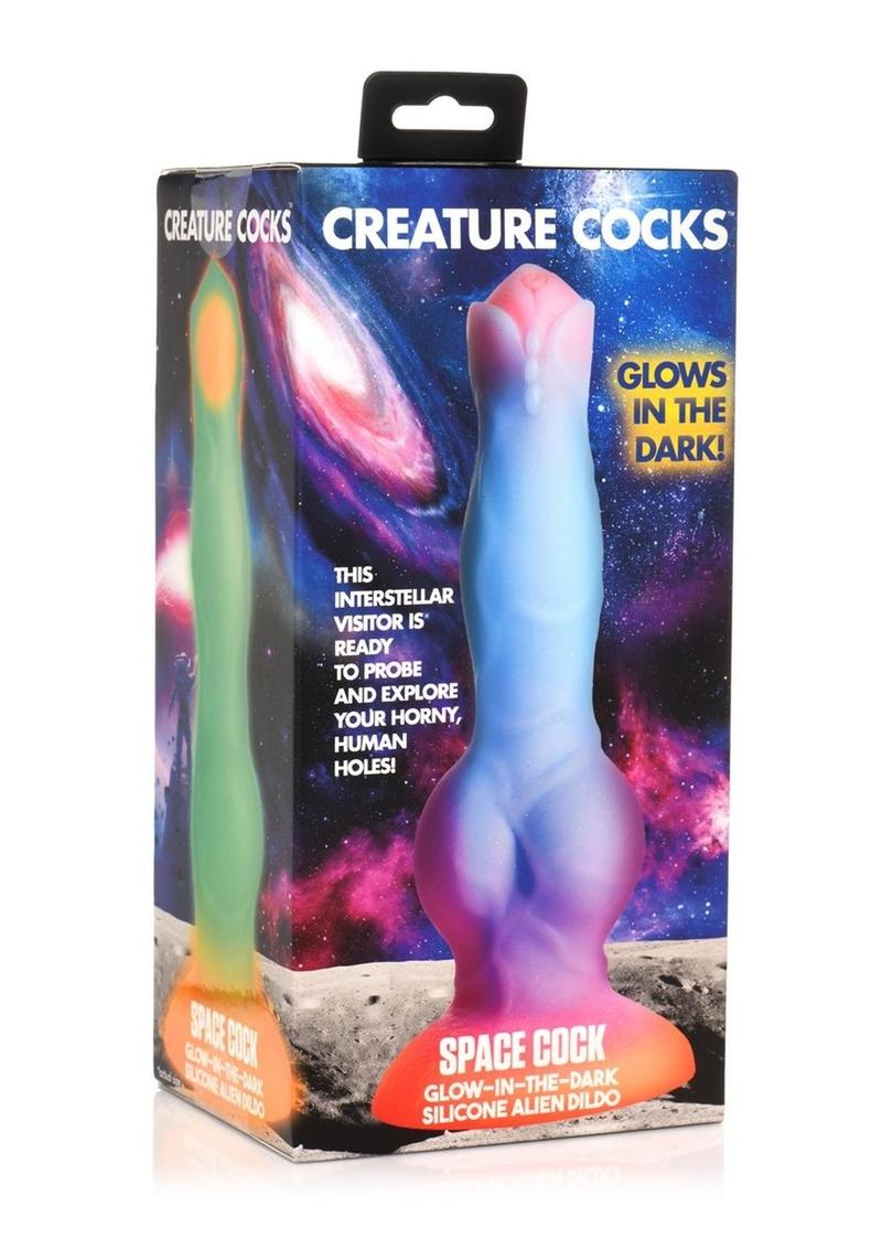 Creature Cocks Space Cock Glow In The Dark Alien Dildo