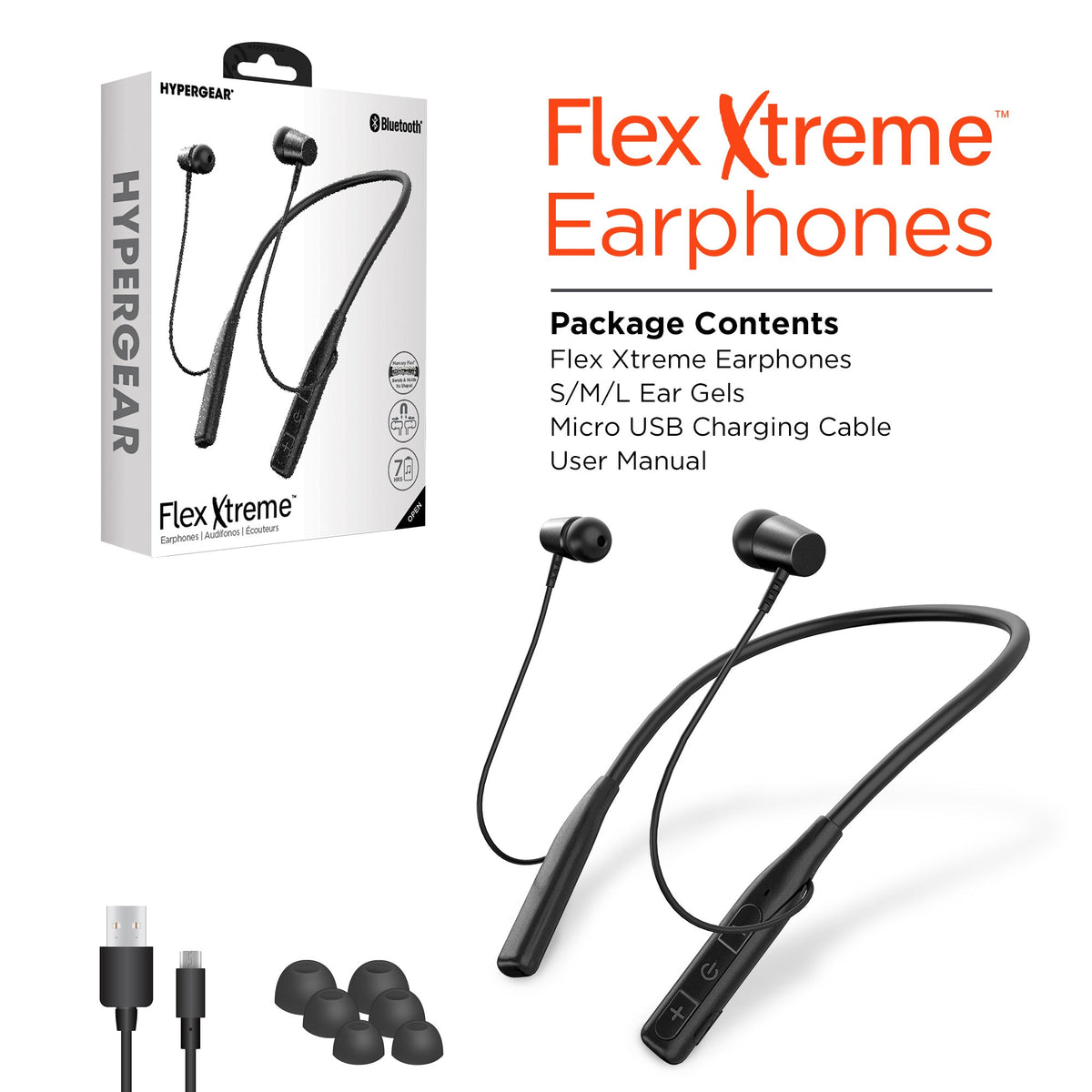 HyperGear Flex Xtreme Wireless Earphones