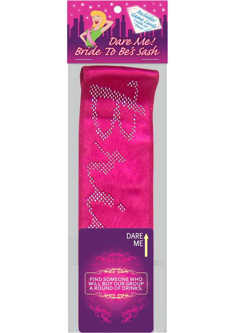 Dare Me! Bride To Be's Sash Game Fun Drinking Game for Bridal Parties