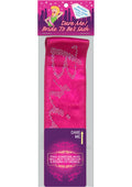 Dare Me! Bride To Be's Sash Game Fun Drinking Game for Bridal Parties