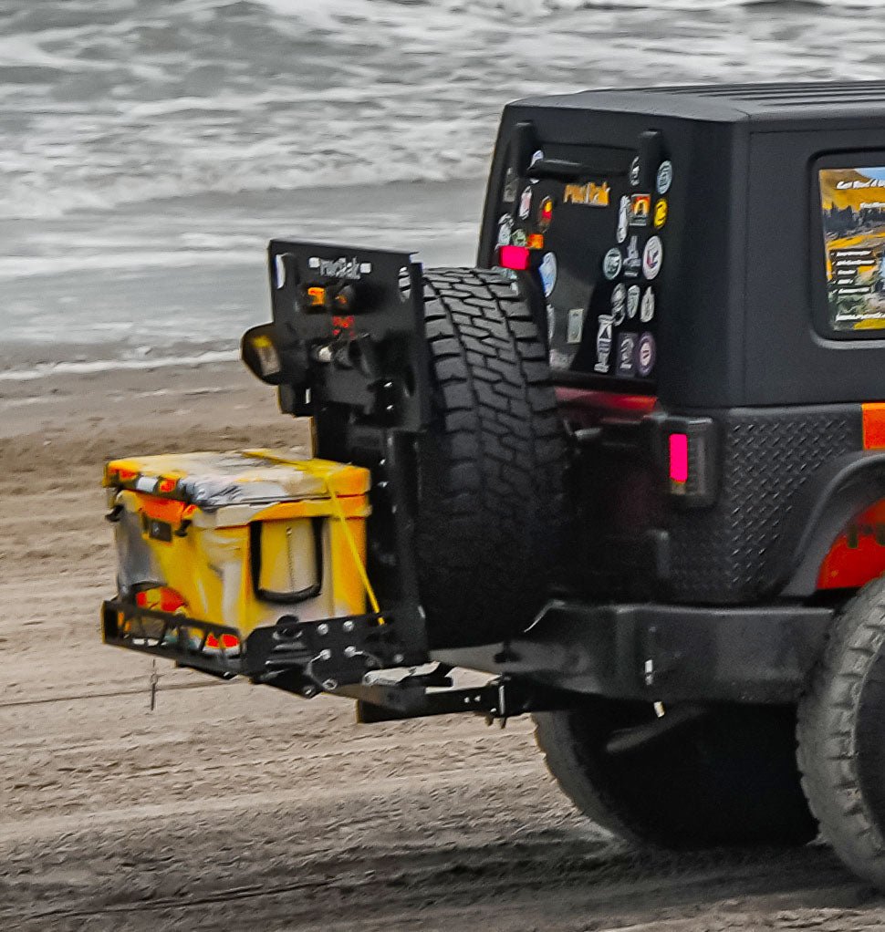 Jeep JL (2018+) Swing-Away Cargo Rack & Bike Carrier | rucRak Grunt