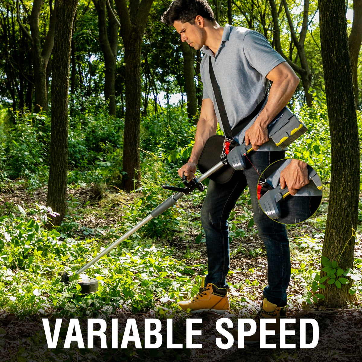 40V 13" Cordless Brush Cutter w/ Battery & Charger DB2501