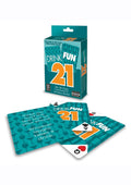 Drink Fun 21 Card Game For Classic 21 with Boozy Twists