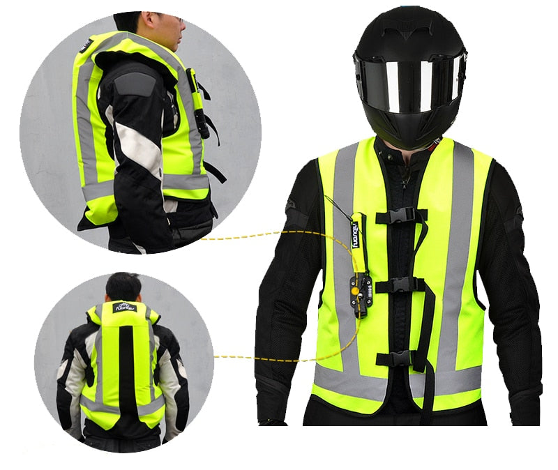 New Motorcycle Airbag Vest for Riding Protection